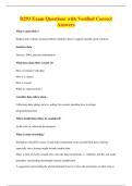 D293 Exam Questions with Verified Correct&NewLine;Answers