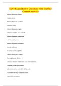 D293 Exam Review Questions with Verified&NewLine;Correct Answers