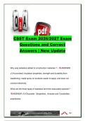 CSST Asbestos Exam 2026&sol;2027 &vert; 100&plus; Questions & Correct Answers &vert; AHERA&comma; NESHAP&comma; OSHA&comma; ACM Inspection&comma; Sampling & Respiratory Protection