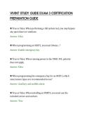 VIVINT STUDY GUIDE EXAM 3 CERTIFICATION&NewLine;PREPARATION GUIDE&NewLine;