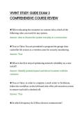 VIVINT STUDY GUIDE EXAM 3&NewLine;COMPREHENSIVE COURSE REVIEW