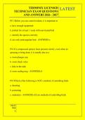 TERMINIX LICENSED &NewLine;TECHNICIAN EXAM QUESTIONS &NewLine;AND ANSWERS 2026 - 2027