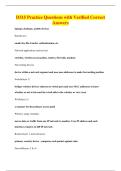 D315 Practice Questions with Verified Correct&NewLine;Answers