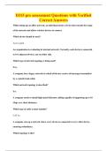 D315 pre assessment Questions with Verified&NewLine;Correct Answers