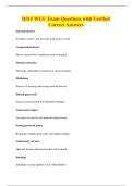 D315 WGU Exam Questions with Verified&NewLine;Correct Answers
