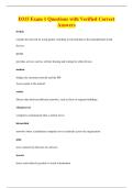 D315 Exam 1 Questions with Verified Correct&NewLine;Answers