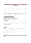 Texas Pesticide Applicators General Standards Exam Questions With&NewLine;Correct Answers