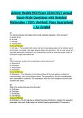 Advent Health EKG Exam 2026&sol;2027 Actual Exam-Style Questions with Detailed Rationales &vert; 100&percnt; Verified &vert; Pass Guaranteed &ndash; A&plus; Graded