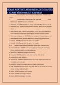 Human Anatomy and Physiology Chapter 1 EXAMS WITH CORRECT AnSWERS