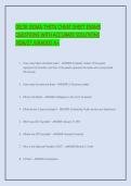 DELTA SIGMA THETA CHEAT SHEET EXAMS QUESTIONS WITH ACCURATE SOLUTIONS 2026