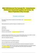 &NewLine;WGU C239 Advanced Tax Concepts PA &ndash; Comprehensive Performance Assessment quastion and answer&comma; Tax Return Preparation & Key Concepts&NewLine;