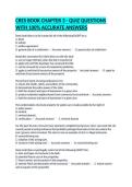 CRES BOOK CHAPTER 3 - QUIZ QUESTIONS WITH 100&percnt; ACCURATE ANSWERS