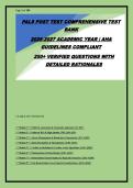 PALS PEDIATRIC ADVANCED LIFE SUPPORT EXAM PRACTICE QUESTION BANK &vert; 260&plus; VERIFIED QUESTIONS & ANSWERS WITH DETAILED RATIONALES &vert; UPDATED 2026-2027 &vert; AHA GUIDELINES COMPLIANT &vert; GRADED A&plus;