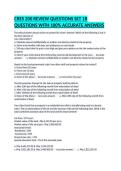 CRES 200 REVIEW QUESTIONS SET 1B QUESTIONS WITH 100&percnt; ACCURATE ANSWERS