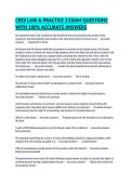 CRES LAW & PRACTICE 3 EXAM QUESTIONS WITH 100&percnt; ACCURATE ANSWERS