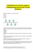 CISSP PRACTICE TESTS Chapter 4 &squarf;Communication and Network Security &lpar;Domain 4&rpar;