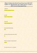Milady Esthetics State Board Exam Prep &lpar;Latest 2026&sol; 2027 &NewLine;Update&rpar; over 400 Questions and verified Answers &vert; Grade A&vert; &NewLine; 100&percnt; Correct &lpar;Guaranteed Pass&rpar; 