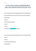EVITP FINAL EXAM&vert; COMPREHENSIVE&NewLine;Q&A FOR CERTIFICATION SUCCESS 2026