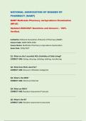 NATIONAL ASSOCIATION OF BOARDS OF &NewLine;PHARMACY &lpar;NABP&rpar; &NewLine;NABP Multistate Pharmacy Jurisprudence Examination &NewLine;&lpar;MPJE&rpar; &NewLine;Updated 2026&sol;2027 Questions and Answers - 100&percnt; &NewLine;Verified&period;