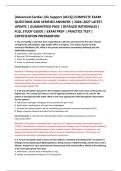 &lbrack;Advanced Cardiac Life Support &lpar;ACLS&rpar;&rsqb; COMPLETE EXAM &NewLine;QUESTIONS AND VERIFIED ANSWERS &vert; 2026&ndash;2027 LATEST &NewLine;UPDATE &vert; GUARANTEED PASS &vert; DETAILED RATIONALES &vert; &NewLine;FULL STUDY GUIDE &vert; EXAM PREP &vert; PRACTICE TEST &vert; &NewLine;CERTIFICATION PREPARATION 