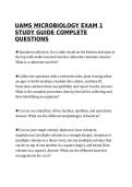 UAMS&lowbar;MICROBIOLOGY&lowbar;EXAM&lowbar;1&lowbar;EXAM&lowbar;STUDY&lowbar;GUIDE&lowbar;2026&lowbar;COMPLETE&lowbar;QUESTIONS&period;pdf
