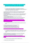 Nursing Jurisprudence and Ethics for Texas Nurses &vert; Study Guide with Questions and Answers&NewLine;