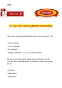 ATI TEAS Unit 3 Exam Questions and Answers &mdash; Practice Questions with Answers