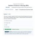 Exam 1&colon; NSG3130 &sol; NSG 3130 &lpar;Latest 2026 &sol; 2027&rpar; Fundamental Concepts & Skills for Nursing Practice II &vert; 100&percnt; Correct - Questions & Verified Answers - Galen