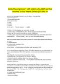 Estate Planning Exam 1 with all Correct & 100&percnt; Verified Answers &vert;Latest Version &vert;Already Graded A&plus;