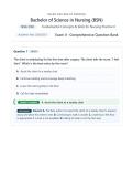 Exam 2&colon; NSG3130 &sol; NSG 3130 &lpar;Latest 2026 &sol; 2027&rpar; Fundamental Concepts & Skills for Nursing Practice II &vert; 100&percnt; Correct - Questions & Verified Answers - Galen