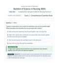Exam 2&colon; NSG3130 &sol; NSG 3130 &lpar;Latest 2026 &sol; 2027&rpar; Fundamental Concepts & Skills for Nursing Practice II &vert; 100&percnt; Correct - Questions & Verified Answers - Galen