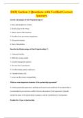 D432 Section 1 Questions with Verified Correct&NewLine;Answers