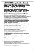 ANSI&sol;IICRC S900 Professional Remediation of Precursors&comma; Drug Residues & Associated Chemical Waste &ndash; IICRC S900 Study Guide&comma; Original Practice Questions & Answers&comma; Exam Preparation&comma; Comprehensive Remediation Review&comma; Site Characterization&comma; Contamination Ass