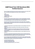 AANP Board Test  With Verified Answers 2026