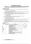 AP Chemistry Unit 3 Notes
