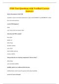 FMS Test Questions with Verified Correct&NewLine;Answers