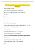 FMS Review Questions with Verified Correct&NewLine;Answers