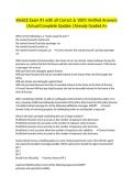 WebCE Exam &num;1 with all Correct & 100&percnt; Verified Answers &vert;Actual Complete Update &vert;Already Graded A&plus;