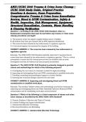 ANSI&sol;IICRC S540 Trauma & Crime Scene Cleanup &ndash; IICRC S540 Study Guide&comma; Original Practice Questions & Answers&comma; Exam Preparation&comma; Comprehensive Trauma & Crime Scene Remediation Review&comma; Blood & OPIM Contamination&comma; Safety & Health&comma; Inspection&comma; Risk Management