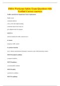 IMSA Workzone Safety Exam Questions with&NewLine;Verified Correct Answers