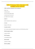 IMSA Workzone Safety Questions with&NewLine;Verified Correct Answers