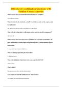 IMSA level 1 certification Questions with&NewLine;Verified Correct Answers