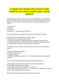 FL Adjuster Exam &lpar;WebCE&rpar; with all Correct & 100&percnt; Verified Answers &vert;Actual Complete Update &vert;Already Graded A&plus;