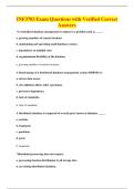 INF3703 Exam Questions with Verified Correct&NewLine;Answers