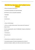 INF3703 Test Questions with Verified Correct&NewLine;Answers