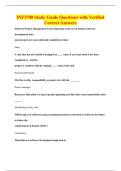 INF3703 Exam 1 Questions with Verified&NewLine;Correct Answers