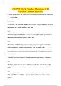 INF3705 MCQ Practice Questions with&NewLine;Verified Correct Answers