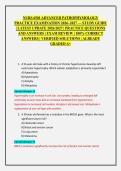 NURS 6501 ADVANCED PATHOPHYSIOLOGY &NewLine;PRACTICE EXAMINATION 2026&ndash;2027 &mdash; STUDY GUIDE &NewLine;&vert; LATEST UPDATE 2026&sol;2027 &vert; PRACTICE QUESTIONS &NewLine;AND ANSWERS &vert; EXAM REVIEW &vert; 100&percnt; CORRECT &NewLine;ANSWERS &vert; VERIFIED SOLUTIONS &vert; ALREADY &NewLine;GRADED A&plus;