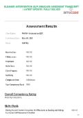 ELEANOR -INTERVENTION &lpar;SLP&rpar; SIMUCASE ASSESSENT TRANSCRIPT &vert; LATEST UPDATE &vert; FULLY SOLVED