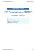 VATI PN Pharmacology Assessment 2026 UPDATE